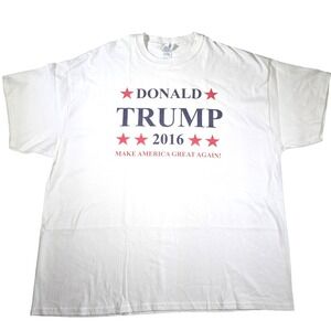 Donald Trump 2016 Make America Great Again White Gildan T-Shirt 2XL